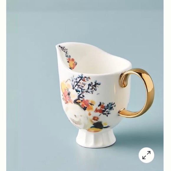 Anthropologie Other - Anthropologie Botanica Handpainted Stoneware Creamer New in Box NWT